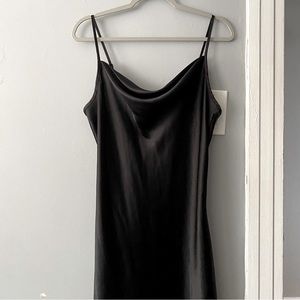 Black Silk Dress